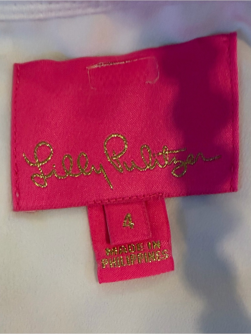 EUC Lilly Pulitzer Soft Pearl Maxi Size 4 - Picture 4 of 4